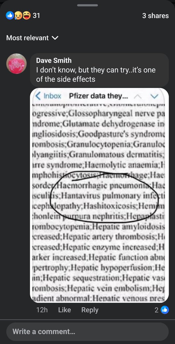 mickki70's tweet photo. @BullpuppyXXX @CP24 It's actually a side effect from the Covid-19 ja bs https://t.co/blEazlOFSV