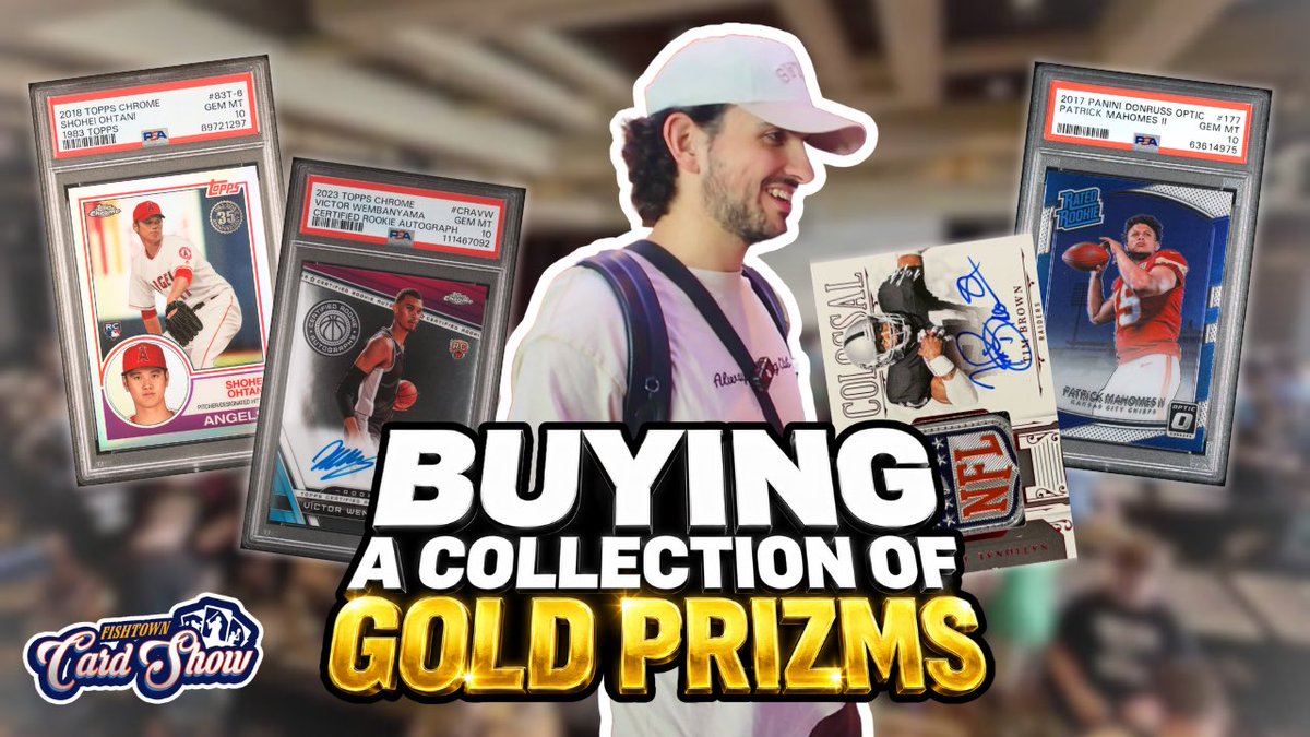 RizzCards's tweet photo. Brand new YouTube video just dropped!

Longest one yet. Appreciate all the deals @FishtownShow ❤️

Watch and show some love here: https://t.co/pularzVi5e https://t.co/8vpQ4YJvav