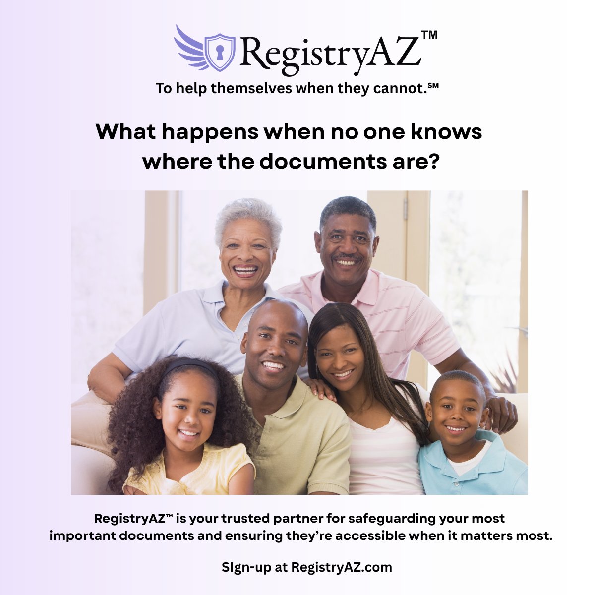 RegistryAZ's tweet photo. What happens when no one knows where the documents are? Give your family clarity, not chaos. RegistryAZ™ keeps your most important documents secure, organized, and accessible when it matters most. Learn more at https://t.co/5GuUWqBiES

#EstatePlanning #FamilyPreparedness #DocumentSecurity #PeaceOfMind #RegistryAZ #PlanAhead #ProtectWhatMatters