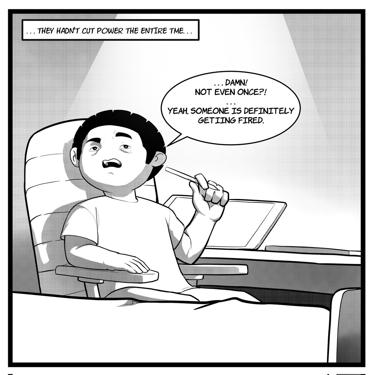 hectragan's tweet photo. Power supply in Nigeria is handled so badly, the incompetence feels very intentional
Like im sure people get fired for doing their jobs right...
Anyway, enjoy
.
.
.
.
.
#illustration #clipstudiopaint #comic #sketch https://t.co/tdUzcU1F6a