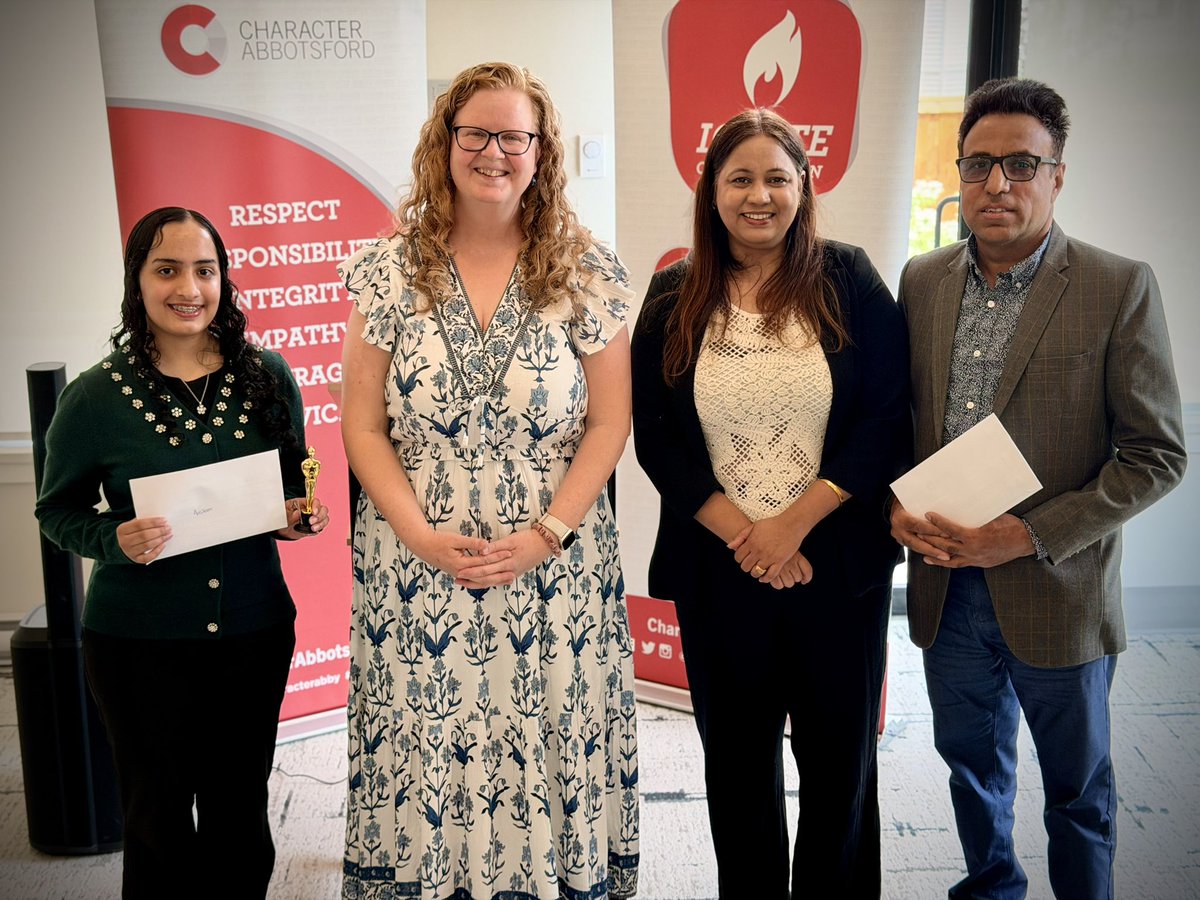 CharacterAbby's tweet photo. 1/2 Character Abbotsford presented three Character In Action Awards at the beautiful Hub at Wiebe Properties located in central Abbotsford. Congratulations to recipients CINDY TOBAR, GREG REINHART, and GURSHEEN DHALIWAL/AASLEEN NIJJAR (Youth Award). https://t.co/EDOOItL2xT