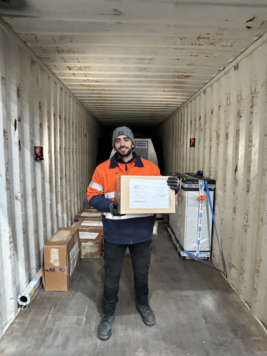 wymasolutions's tweet photo. Loading underway for another shipment heading to Mexico!

It's great to see Wyma equipment on its way to support another post-harvest operation in Latin America.

#WymaSolutions #Syagro #PostHarvestProcessing #GlobalManufacturing https://t.co/dHGLtQKEwX