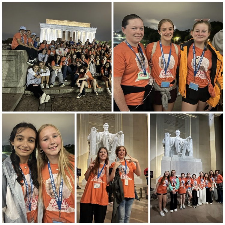 northmiddlestar's tweet photo. What a week in DC! 🇺🇸🚌 Our 8th graders made memories that will last a lifetime while exploring our nation’s capital! From historic landmarks 🏛️ to museums ✈️⚾️ and unforgettable moments with friends ❤️—this trip was one for the books! #NorthNation #DCTrip #MakingMemories https://t.co/NaD5OK2GSl