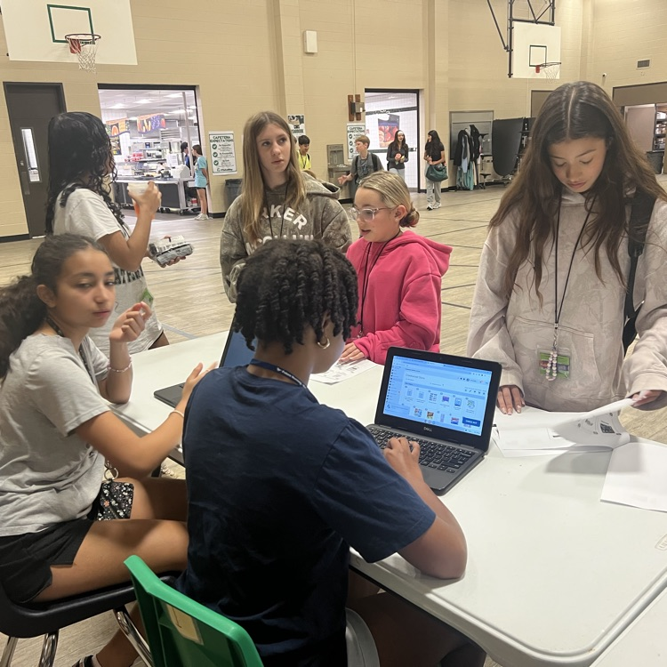 HumbleISD_CMS's tweet photo. The Principles of Business class stayed busy on the final day of the in-person school store! ποΈπ΅ From helping customers to running operations, students put their business skills to work in a fast-paced, real-world experience. What a great way to wrap up the year! π #TheColtWay https://t.co/SLOOhm9yJg
