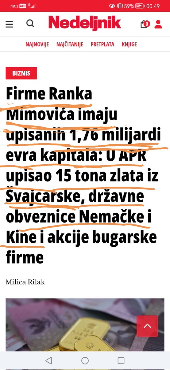 djordjenspm's tweet photo. Стварно човек не зна шта да мисли?! Колико синоћ, није имао скоро ништа, сем неколико пропалих фирми, медији и ек. аналитичари су нашироко говорили о томе. А вечерас - банка, 15 тона злата, обвезнице, милијарде евра?! Ко зна колико још таквих скромних предузетника живи око нас😃 https://t.co/Kj3FxZSFDf