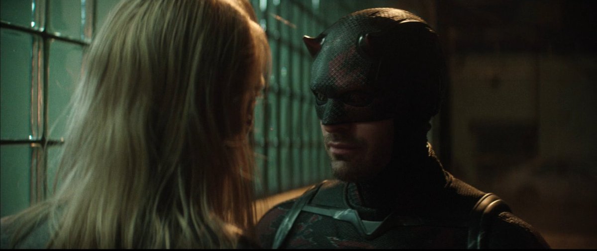 DebbieBlackma14's tweet photo. For those doubting their love for each other and because he didn't storm the gates like Frank would what Matt did was far more romantic. He gave up everything for her. Sacrificed everything for her. Nothing was more important to him than Karen Page #Karedevil #Daredevilbornagain https://t.co/Rk4rzlAwPk