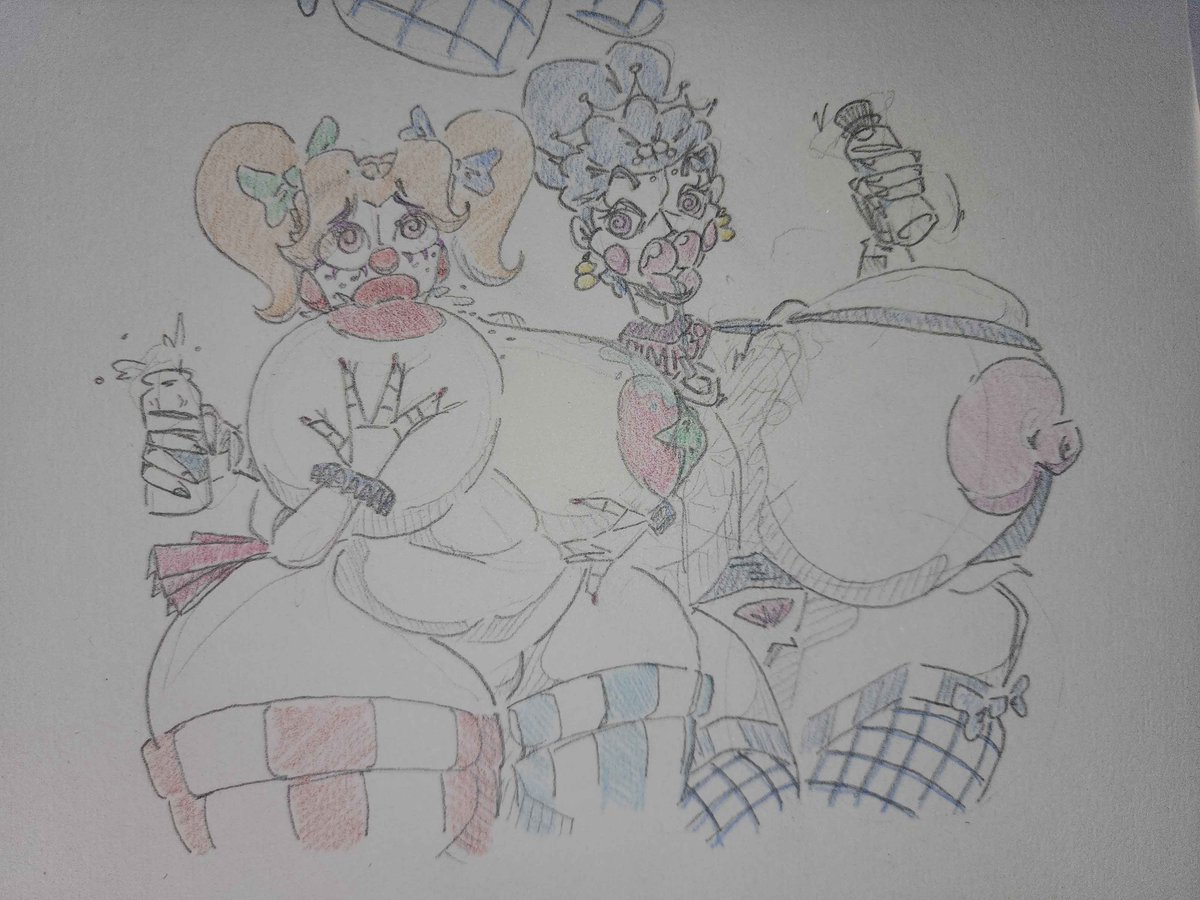 Not_CaptReverse's tweet photo. (Totz a post 1) for: anon
Bambi is totes starting a Bimbo FNaF AU, like now!💋

These are the designs for Bimbo Ballora and Circus Babe in Bambi's totz hot Bimbo AU! Bimbo Ballora's like totz the main character in the AU for the most part

See u studs and babes next time!!💋 https://t.co/e2DBbvGXjb