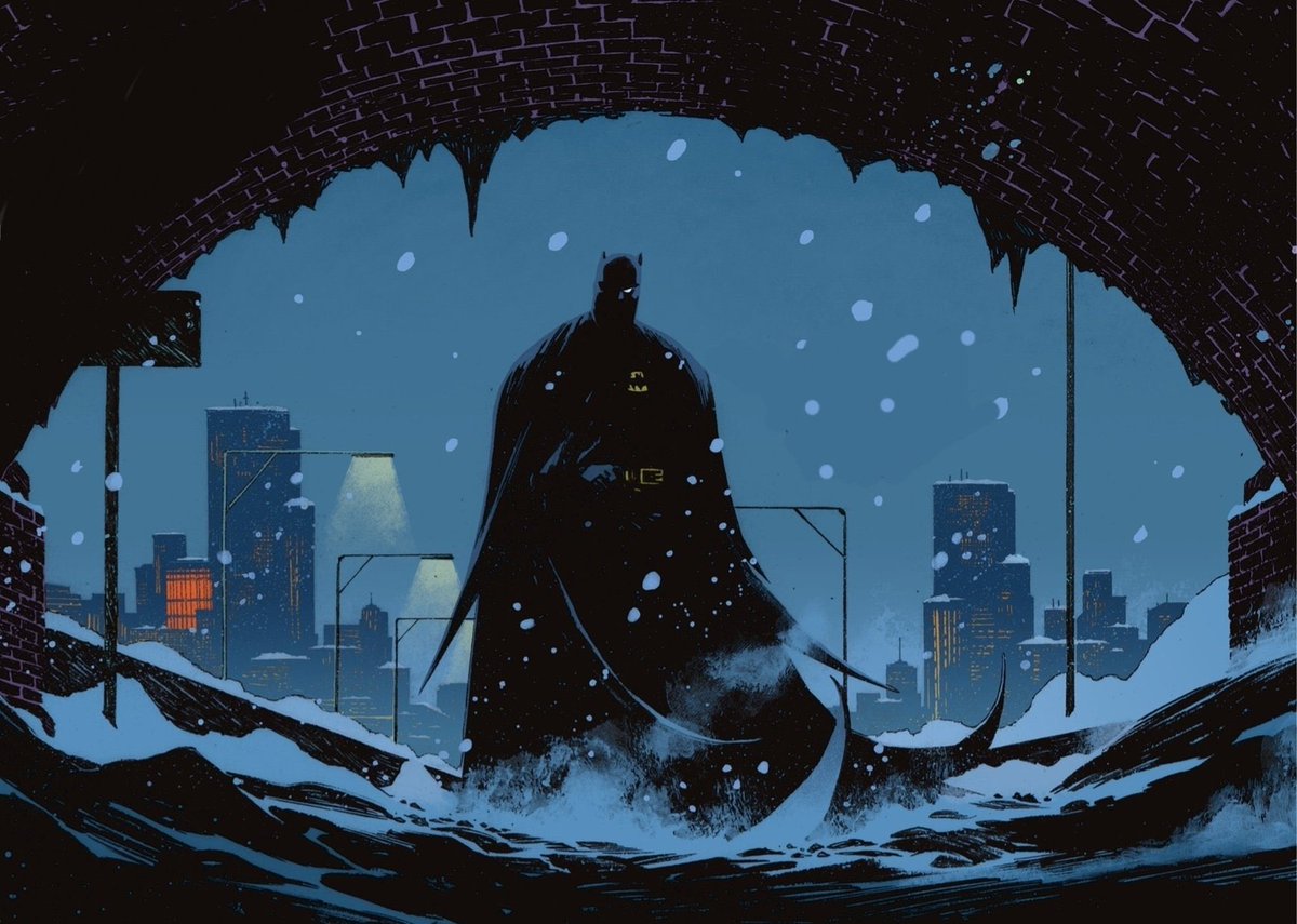 nightswayness's tweet photo. Shots of Batman in the snow in Part II are gonna go so HARD ❄️🦇 https://t.co/AZrQdqoJPH