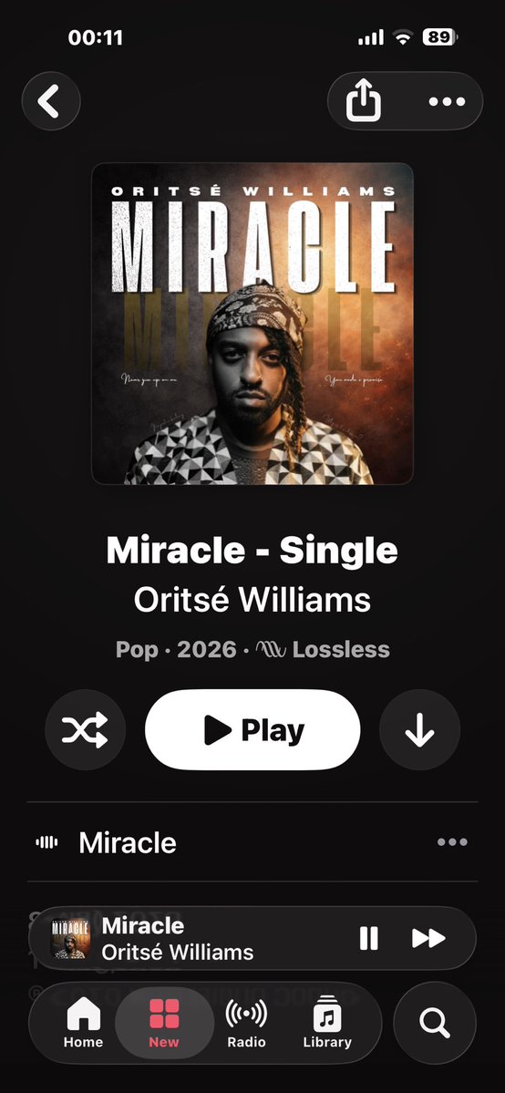 #OWmiracle OUT NOW, go stream, play, save and share! I’ve listened to it lots already!

@oritse I’m so emotional right now sat and cried it’s reality and resonating! ❤️🥰
