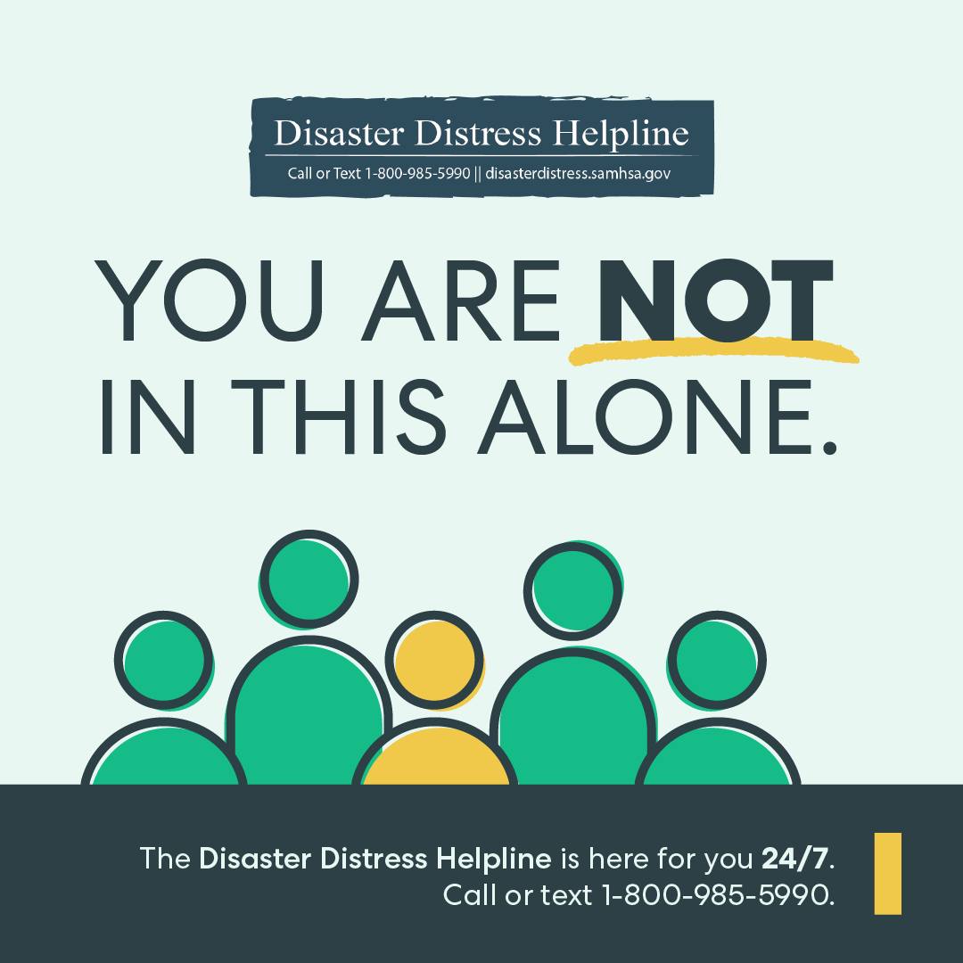 Disaster Distress Helpline tweet media