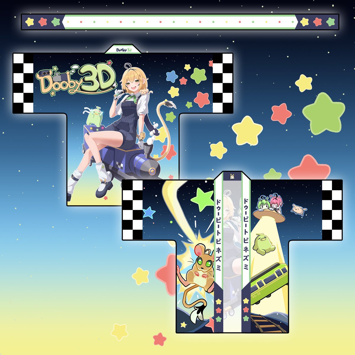 YubbiiDraw's tweet photo. We're gauging interest for a second run of the Dooby3D Happi🚃🐹

Please fill out this form if you're interested! ⬇️ https://t.co/RbfwjmXBQ4