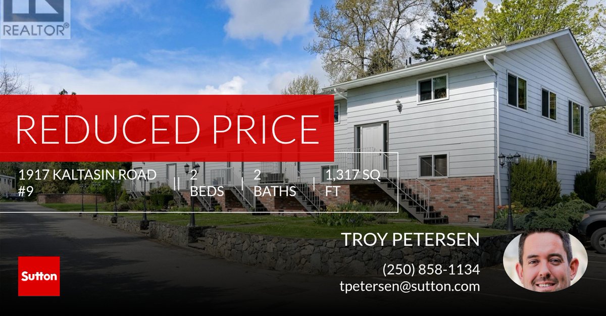 VicBCRealtor's tweet photo. 📍 Reduced Price 📍 This recently reduced home at 1917 Kaltasin Road #9 in Sooke won't last long, so, don't wait to set up a showing! Reach out here or at (250) 858-1134 for more information! https://t.co/XjUzssMyB8 https://t.co/mJxMNgbDv5
