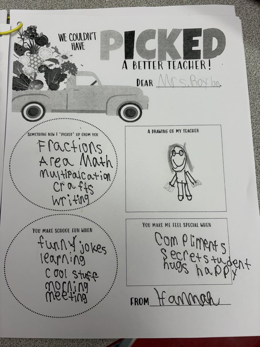 BoylanGrade3's tweet photo. Feeling the love from my nuggets. Reading what makes learning fun fills my heart ❤️ https://t.co/h0MBSPDyX7