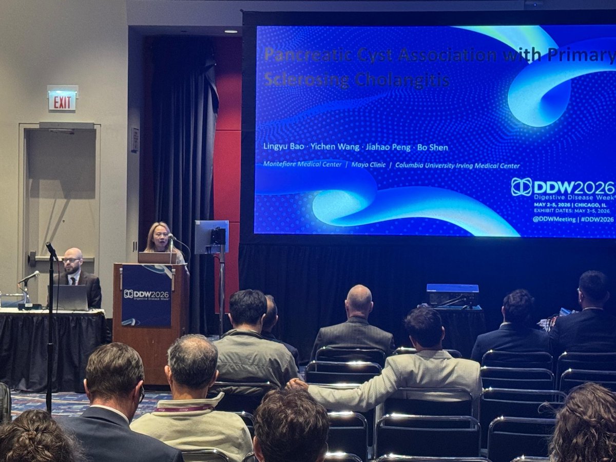 MonteWakeIM's tweet photo. Big win for our residency program at #DDW2026! 🎉
Two of our PGY‑2 residents Lingyu and Rafic took the stage for oral presentations and absolutely crushed it. https://t.co/TVfSkj9PXZ