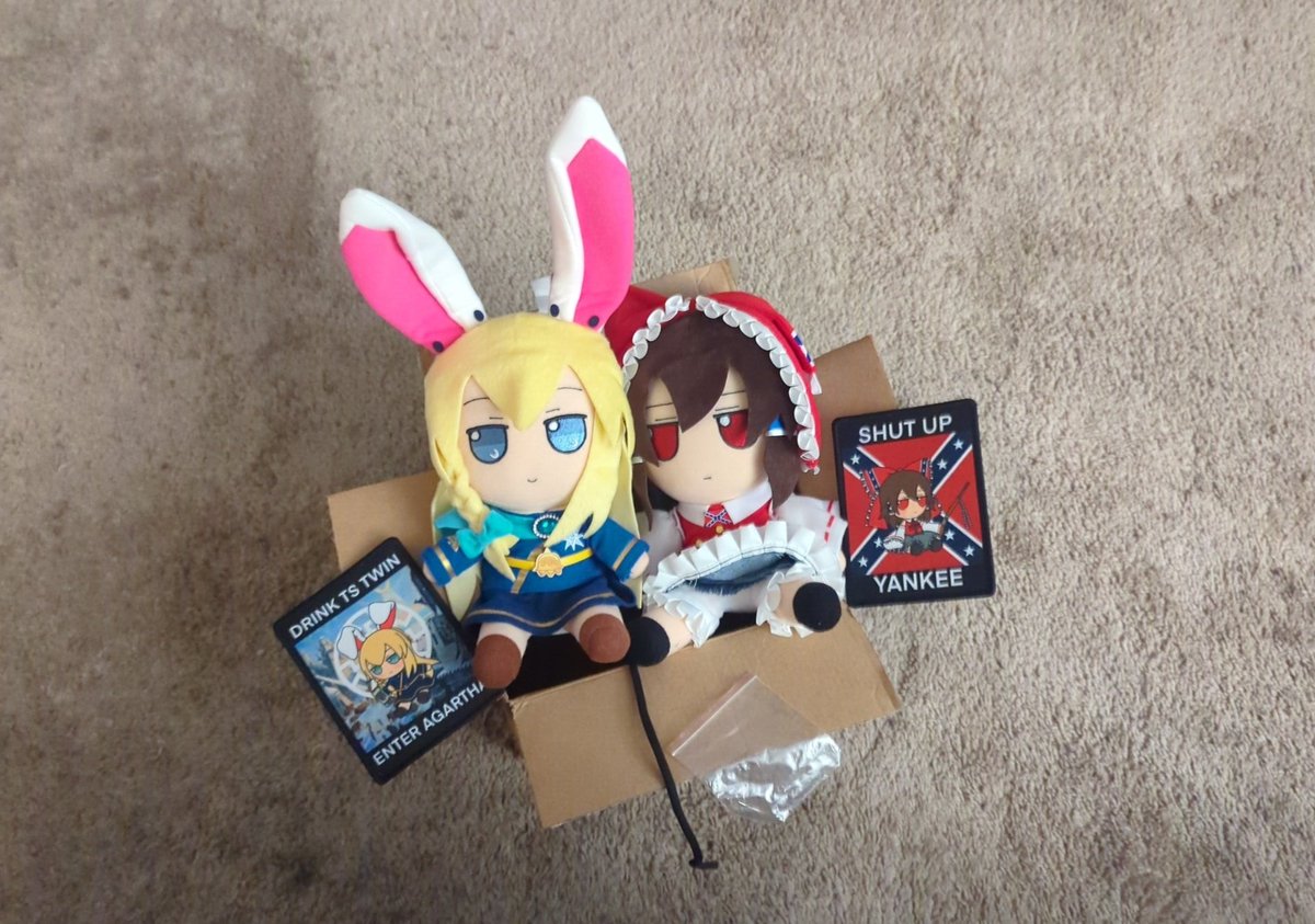 lil_turbo's tweet photo. Look who came home!! #fumofumo #ashtar #rebelreimu https://t.co/90mkaQ7DPC