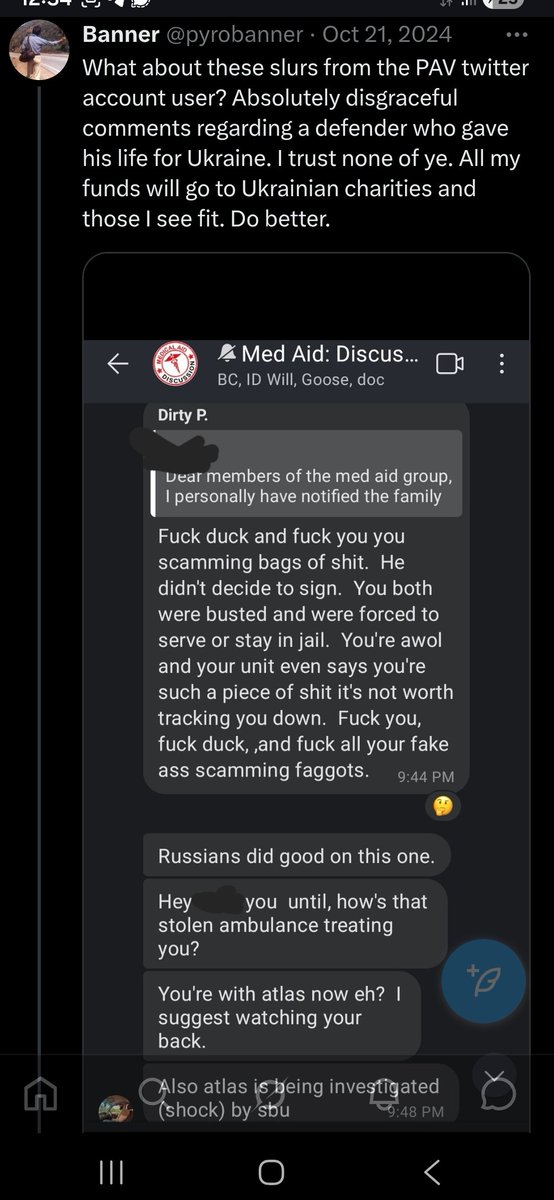 Major__Spoiler's tweet photo. @DPActual @evo1tactical @juicystar1908 @InfiniteImelda Dirty P - Aka Dirty Penis - also known as Wayne Hallet likes to congratulate russians on killing fallen 🇺🇦 defenders.
Say hi to Sasquatch for me.
#roidrage https://t.co/18DjwfPYlg