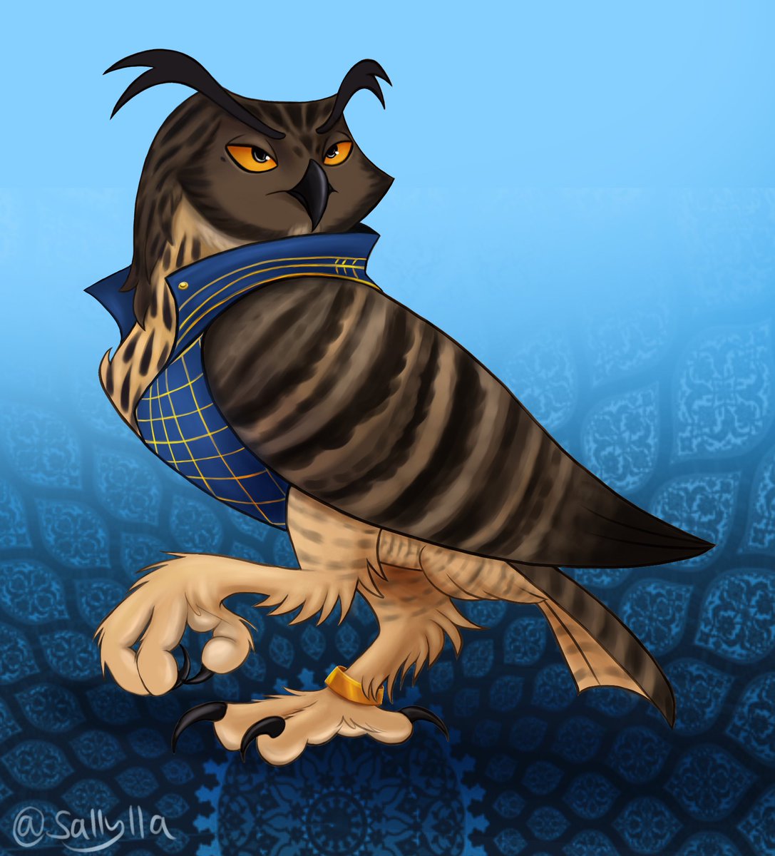sallyllart's tweet photo. A Portrait of a Regal Heir
#ocart #characterdesign #owlart https://t.co/TytXgMPhGv