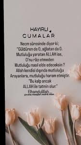 Hayırlı cumalar 💐
