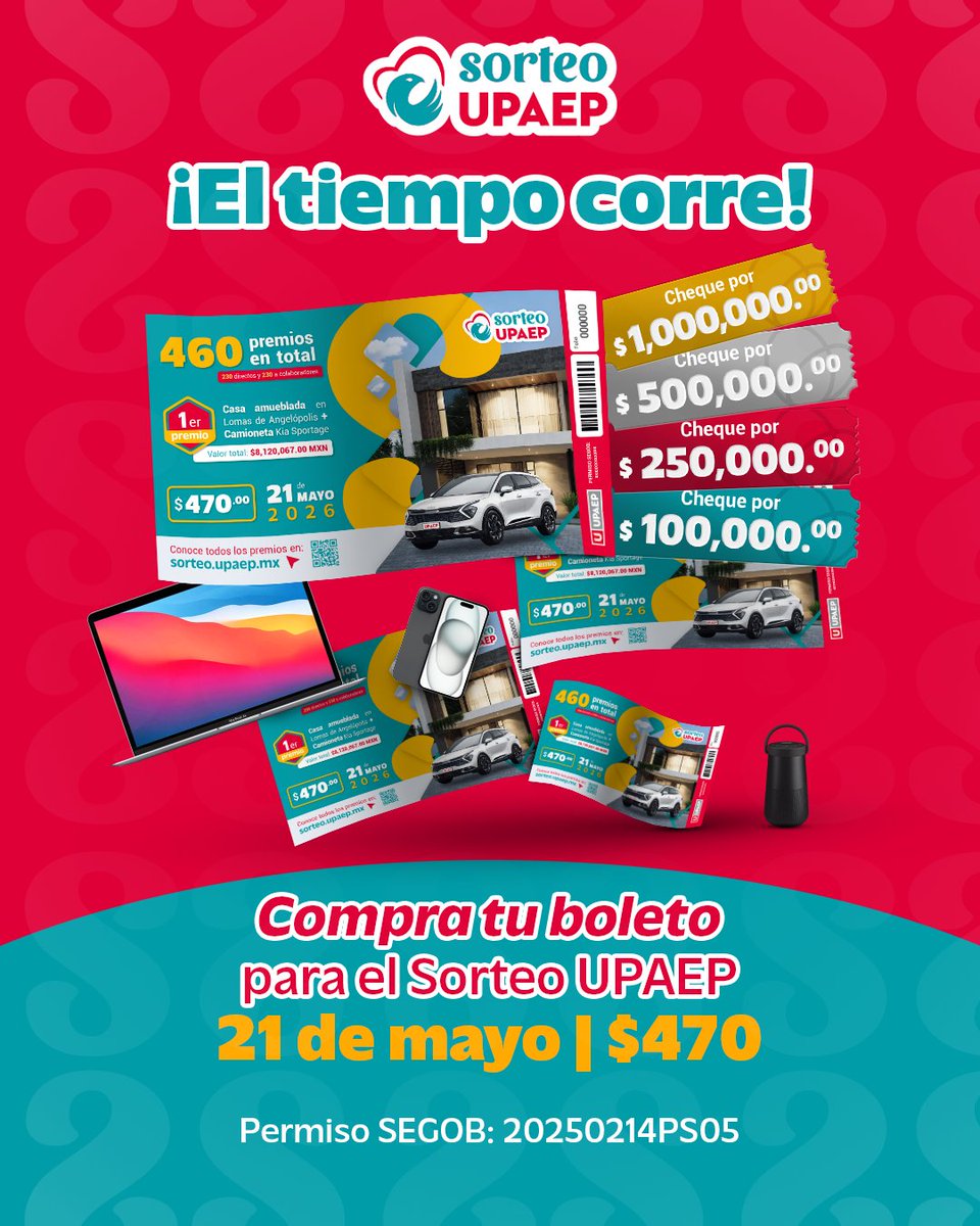 Sorteo UPAEP tweet media