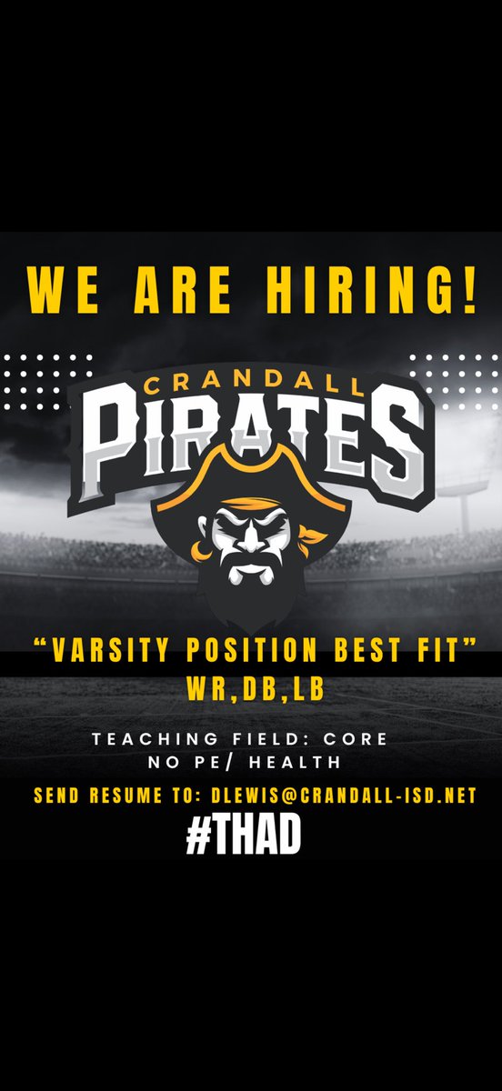 Crandall Pirate Football tweet media