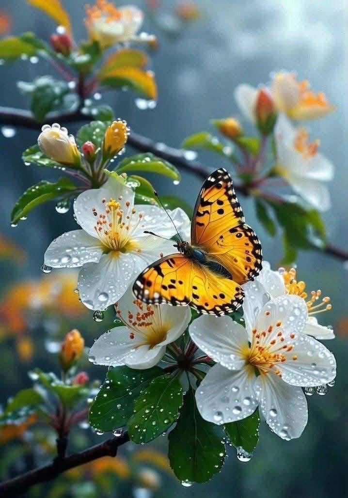 RogersenTh49909's tweet photo. Apple blossoms are so beautiful !Butterflies are honey bees 🐝 pollenating! Thanks again welcome 🙏 also my new followers and friends https://t.co/JjES1TRD5n