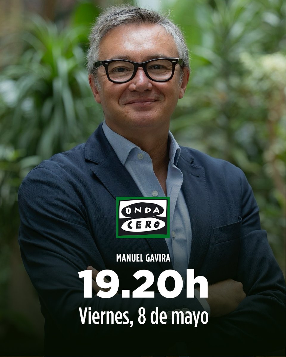 AndaluciaVox's tweet photo. 📻 Nuestro candidato @GaviraVox será entrevistado este viernes 8 de mayo, a partir de las 19:20h, en @OCRAndalucia.

➡️ Síguelo en directo aquí: https://t.co/UxF5xIWcWf

¡No te lo pierdas! https://t.co/gtAHQh7NbH