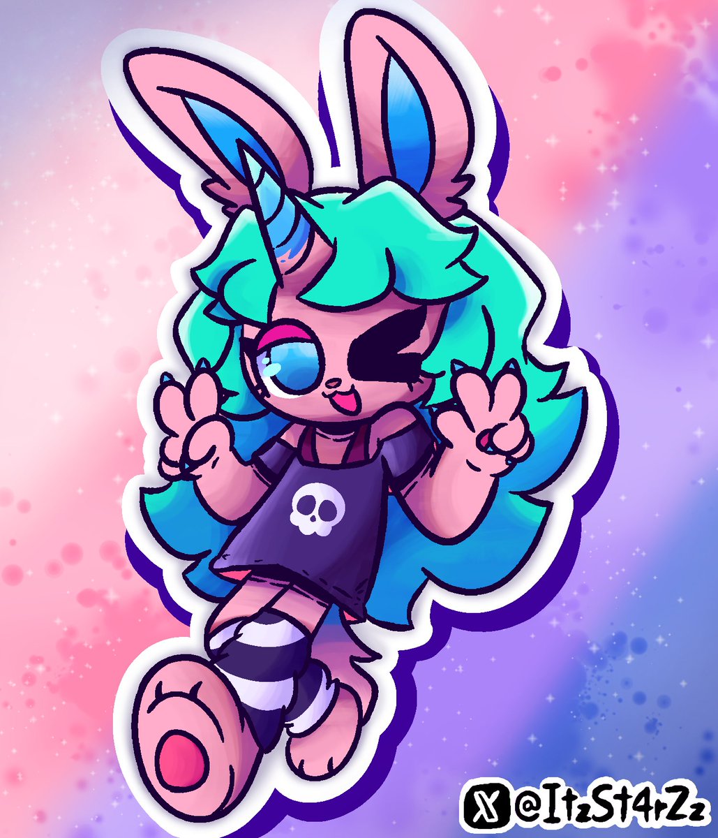 ItzSt4rZz's tweet photo. commission for @Oilzumbie!!✨️^w^
the first drawing is an gift art for @MotElegy!!💙

#oc #art #fanart #draw #drawing #furry #furryart #digitalart #cute https://t.co/ylrJdy8uvj