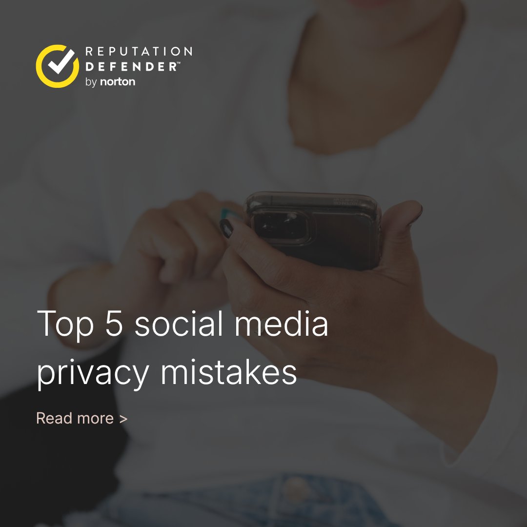 ReputationDef's tweet photo. 70% of Americans are on social media,  but not everyone is protecting their info. 

We’re breaking down 5 common social media privacy mistakes, what they can cost you, and how to lock down your info before scammers use it against you.

💡 Learn more: https://t.co/y6uWdNBWbt https://t.co/VEpXzCdLSw