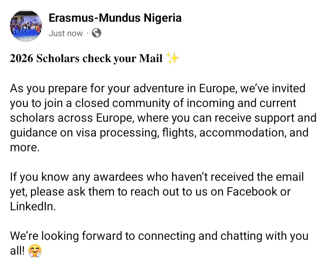 Erasmus-Mundus Nigeria tweet media
