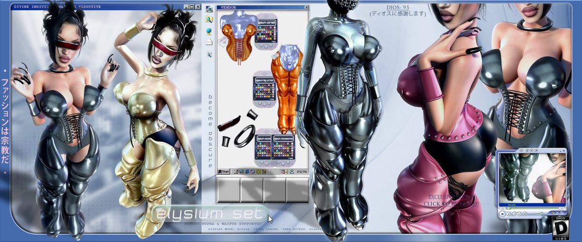 DIOSDIOS95's tweet photo. DIOS for Dreamday! 

The “Elysium” Set 
Total of 6 pieces. 
They all demos &amp; enjoy! 

TAXI: https://t.co/fu7qic1u07 https://t.co/n8HZH5JopG