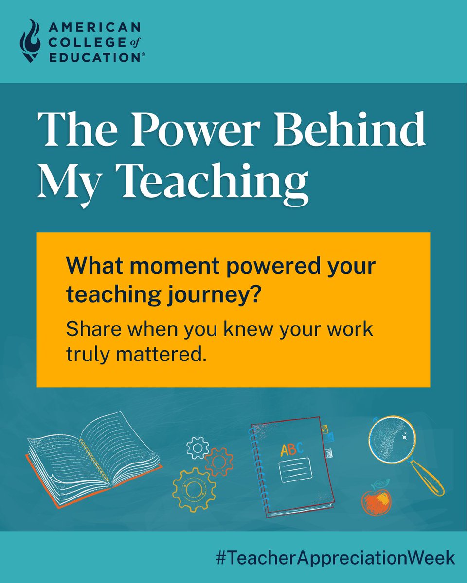 American College of Education tweet media