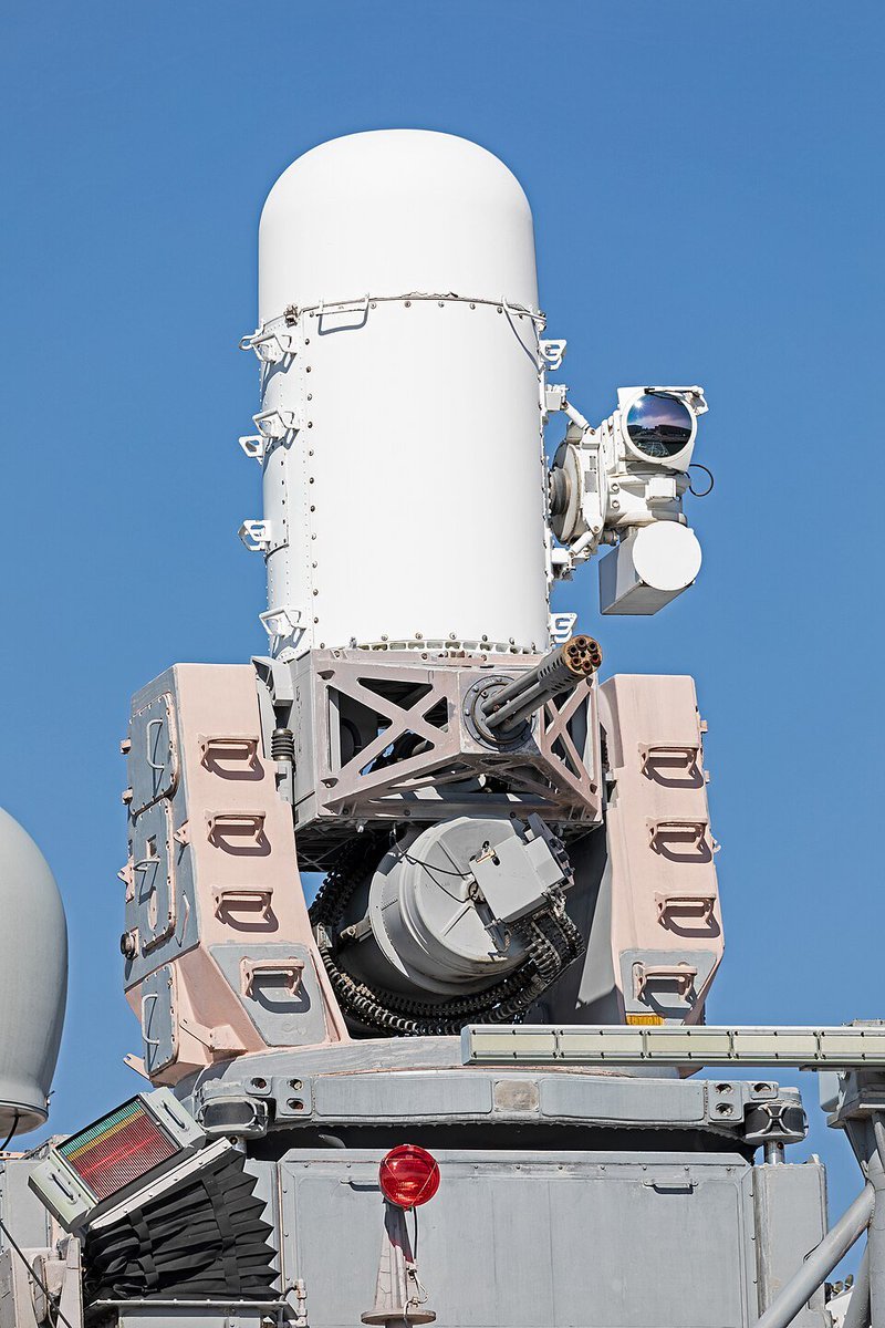 Just a note: the Phalanx CIWS is a gatling gun that fires 20mm cannon ...