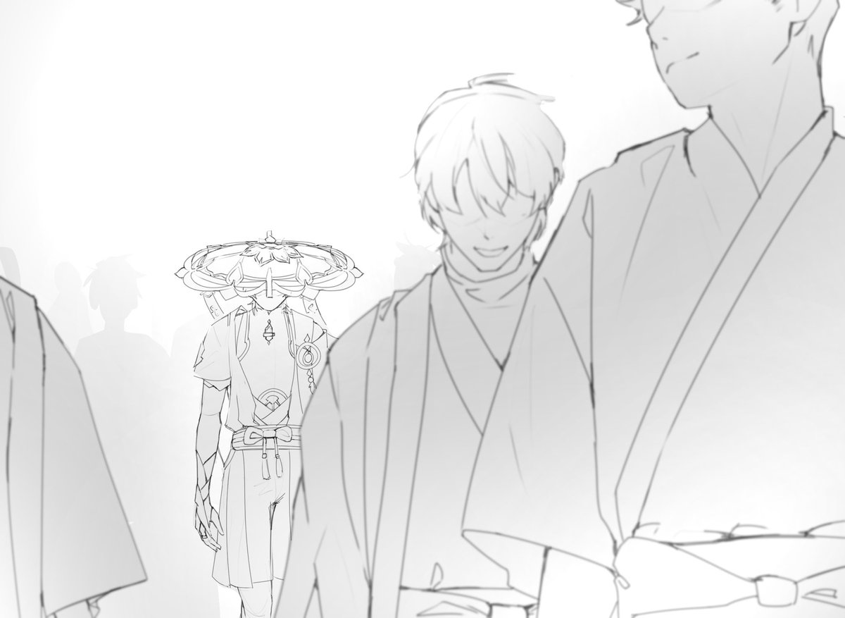 s1orwqv's tweet photo. I’m finally done I was able to post on tiktok oml #wanderer #raidenshogun #genshin #genshinfanart #hatguy #scaramouche https://t.co/z29yhKvC77