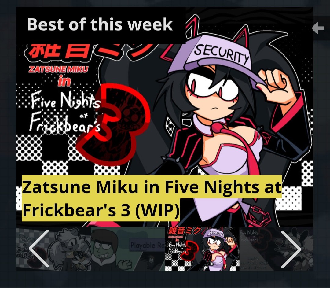 ksayyn's tweet photo. Seeing my mod featured on FrickBears 3's homepage on GameBanana makes me really happy. Thank you all for the support. I'm really motivated to finish it. https://t.co/wtNn9RRVz8