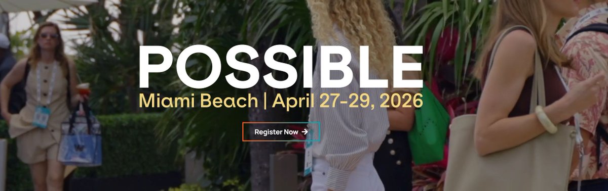 OnSignTV's tweet photo. POSSIBLE, labeled as the most impactful marketing event for the industry, recently ended. Take a look at a detailed recap of the event, including some insights into marketing and DOOH. https://t.co/LzTUhk4DS7 https://t.co/u4YzKgfaPI