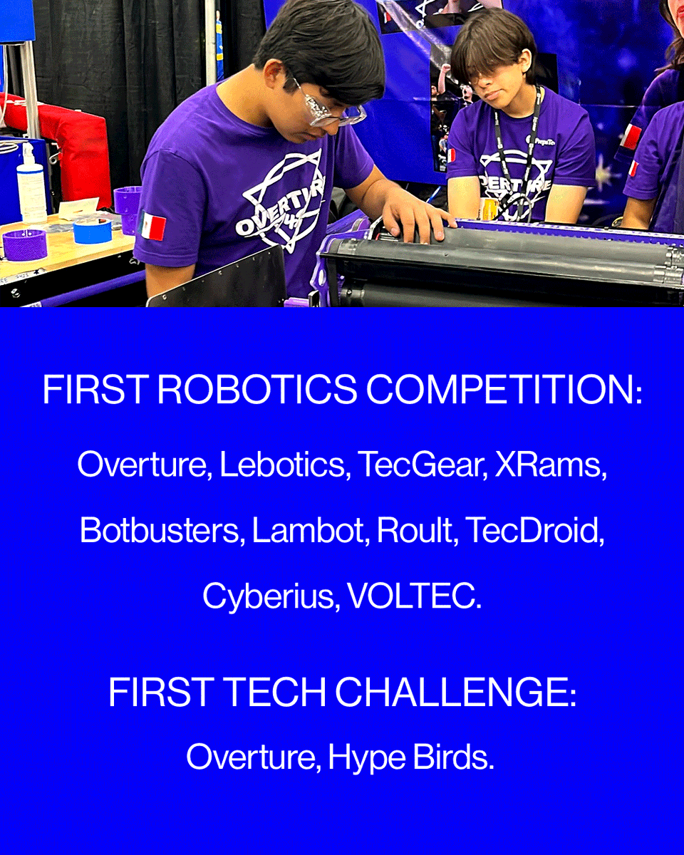 PrepaTec's tweet photo. El talento mexicano no tiene fronteras 🌎 ¡#OrgulloTec en #FIRST! 🌟 https://t.co/OiYNCc6u2r