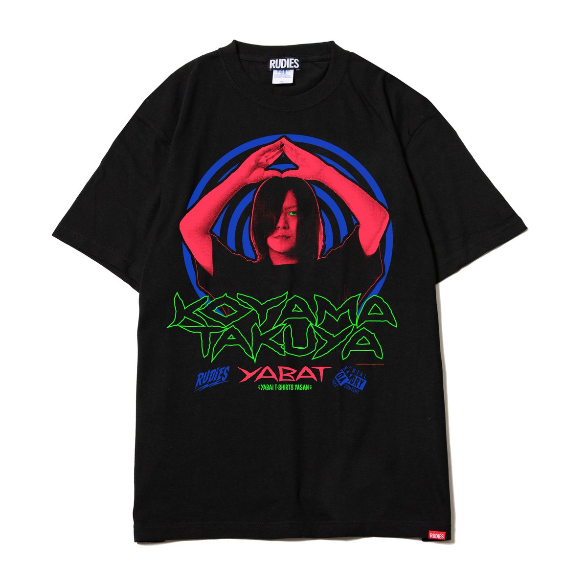 こやまたくやxRUDIE'Sコラボは、ロンT・Tシャツ・キーホルダーの