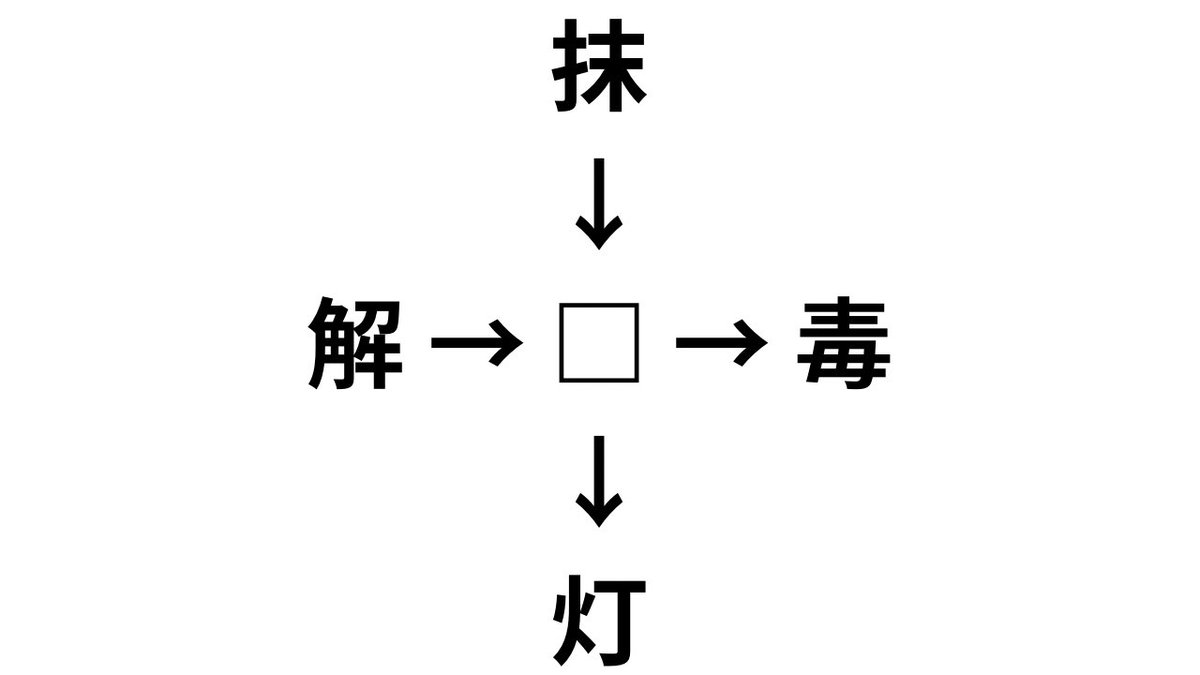 Kein04296333's tweet photo. 【漢字穴埋め】空欄に入る漢字は何？「抹」「解」「毒」「灯」を使って熟語を完成させよう！
分かるかなぁ〜🫨
#脳トレ #穴埋め #クイズ  #頭の体操
答えは⏬
https://t.co/CyhEshvrIG https://t.co/cuzL2k6NyB