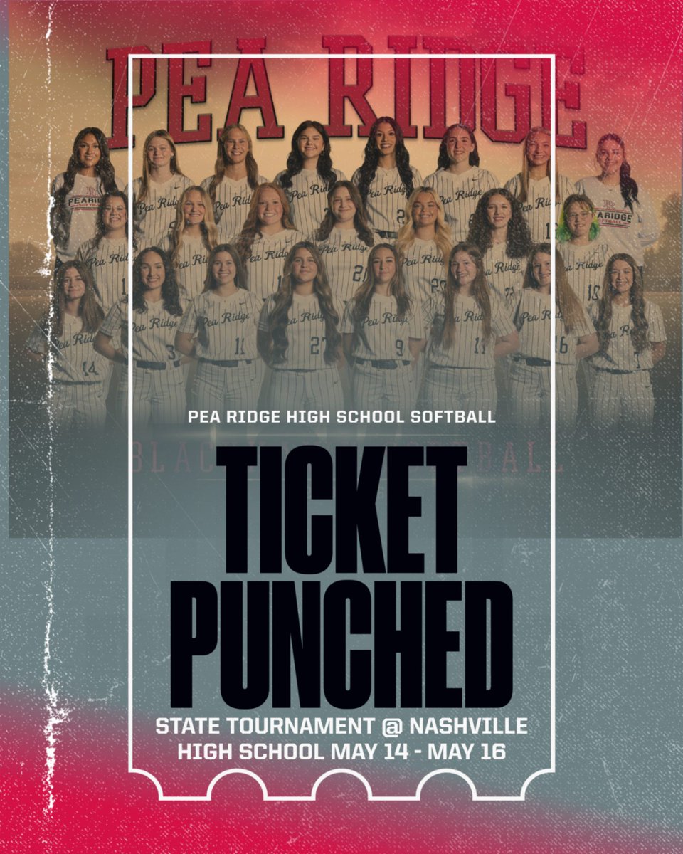 Pea Ridge Softball tweet media