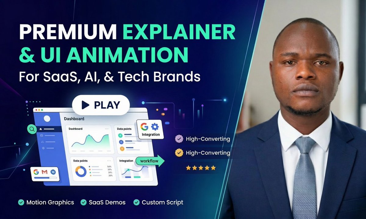 Danny_visual1's tweet photo. Kindly reach out to me, I can help you create a professional SaaS motion graphics explainer video.
DM now https://t.co/jdR1FLT34n