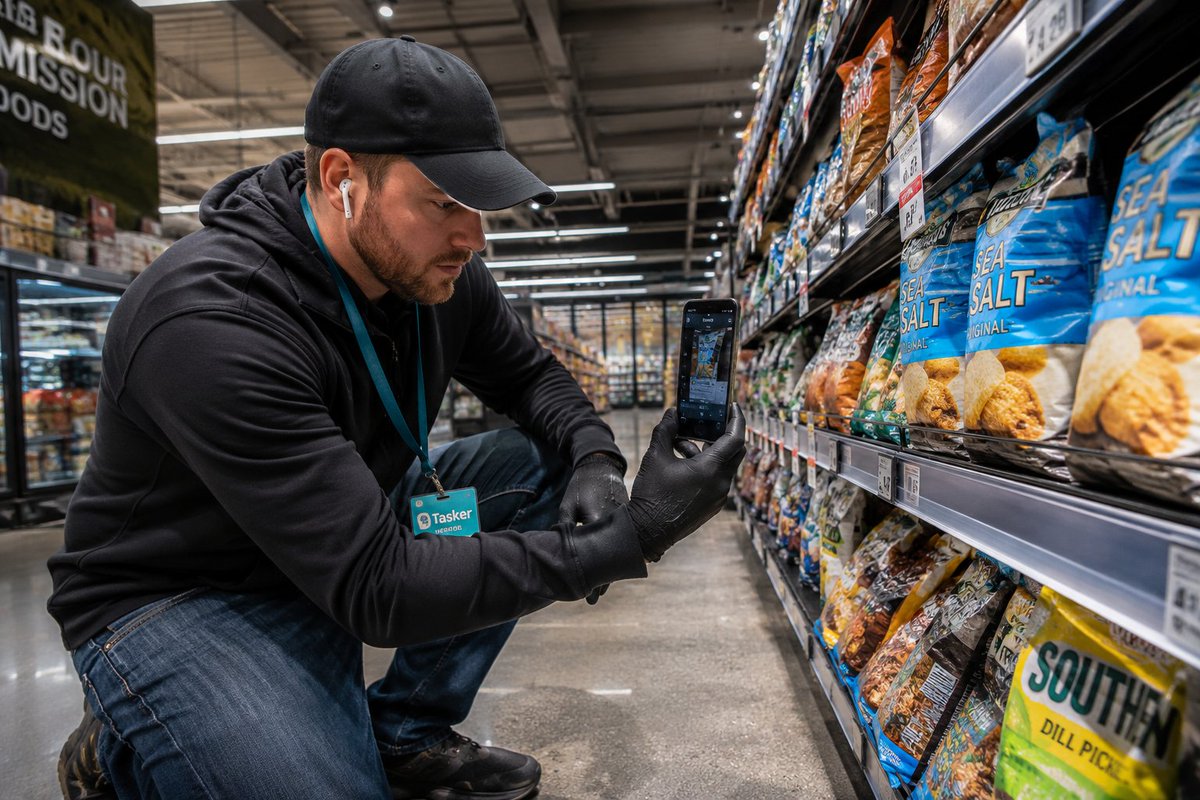 Most people think AI takes over by replacing workers.

It probably gets there by hiring them first.

This is what the bridge looks like:

A person gets paid to check a shelf, photograph a product, verify a location, test an AI output, or help a stuck delivery robot.

Looks like
