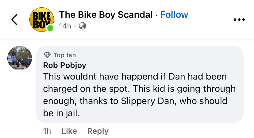 tiny_watermelon's tweet photo. The Machete Melbourne/SendThemBack derangos have suddenly found a new sense of empathy for drug addict criminals. Trauma is now (temporarily) acceptable and valid and it is someone else’s fault for Ryan’s poor life decisions.
Totally sane stuff on Facebook #BikeMan https://t.co/0FaDcT6x0k
