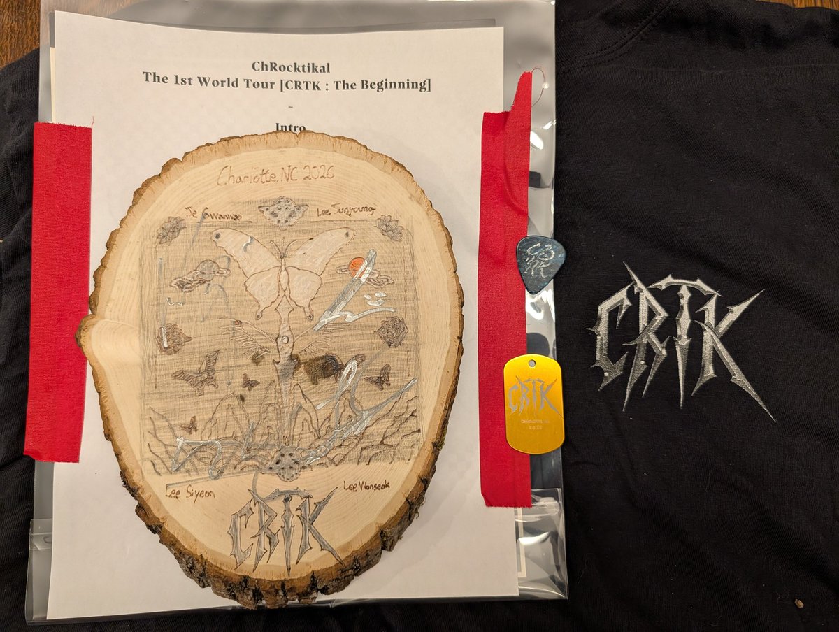 Thank you <a href="/CRTK_official/">ChRocktikal (크록티칼)</a> and <a href="/LeoPresents/">Leo Presents</a>  for a great Charlotte show last night. Rock on! 
  #ChRocktikal #CRTK #크록티칼
#CRTK_WorldTour #CRTK_The_Beginning