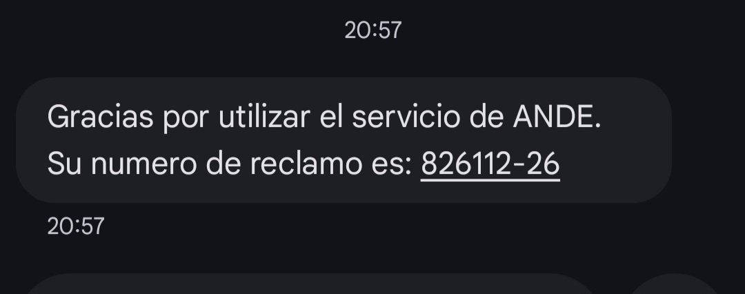 ToRrInGo's tweet photo. @ANDEOficial sin energía eléctrica Fernando de la Mora, barrio Laguna Sati, cercanías del colegio Fernando... https://t.co/5s2NBCzscV