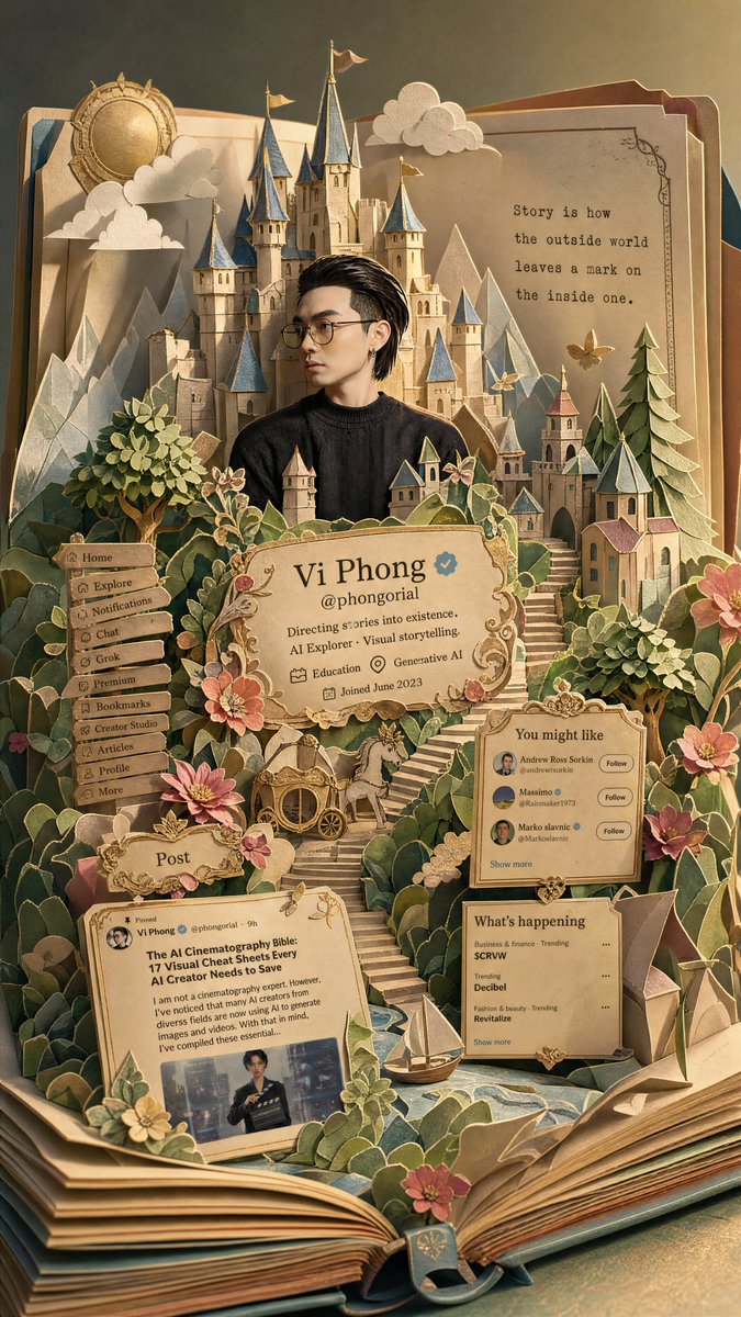 Fantasy Pop-up Book Transformation