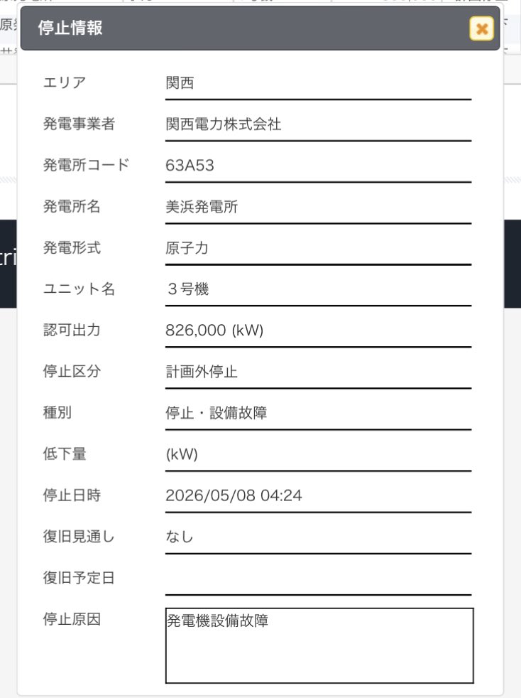 PowerK95's tweet photo. 美浜発電所3号機 原子炉手動停止による周波数変動

【HJKS】
https://t.co/xr8sLvz277

【関西電力】
https://t.co/lPIVxY6UbH https://t.co/OCgAp3f9IB