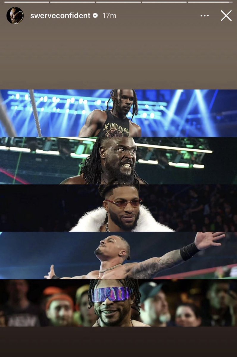 Swerve Strickland showing love to the future(s) of the business on instagram 🔥✊🏿