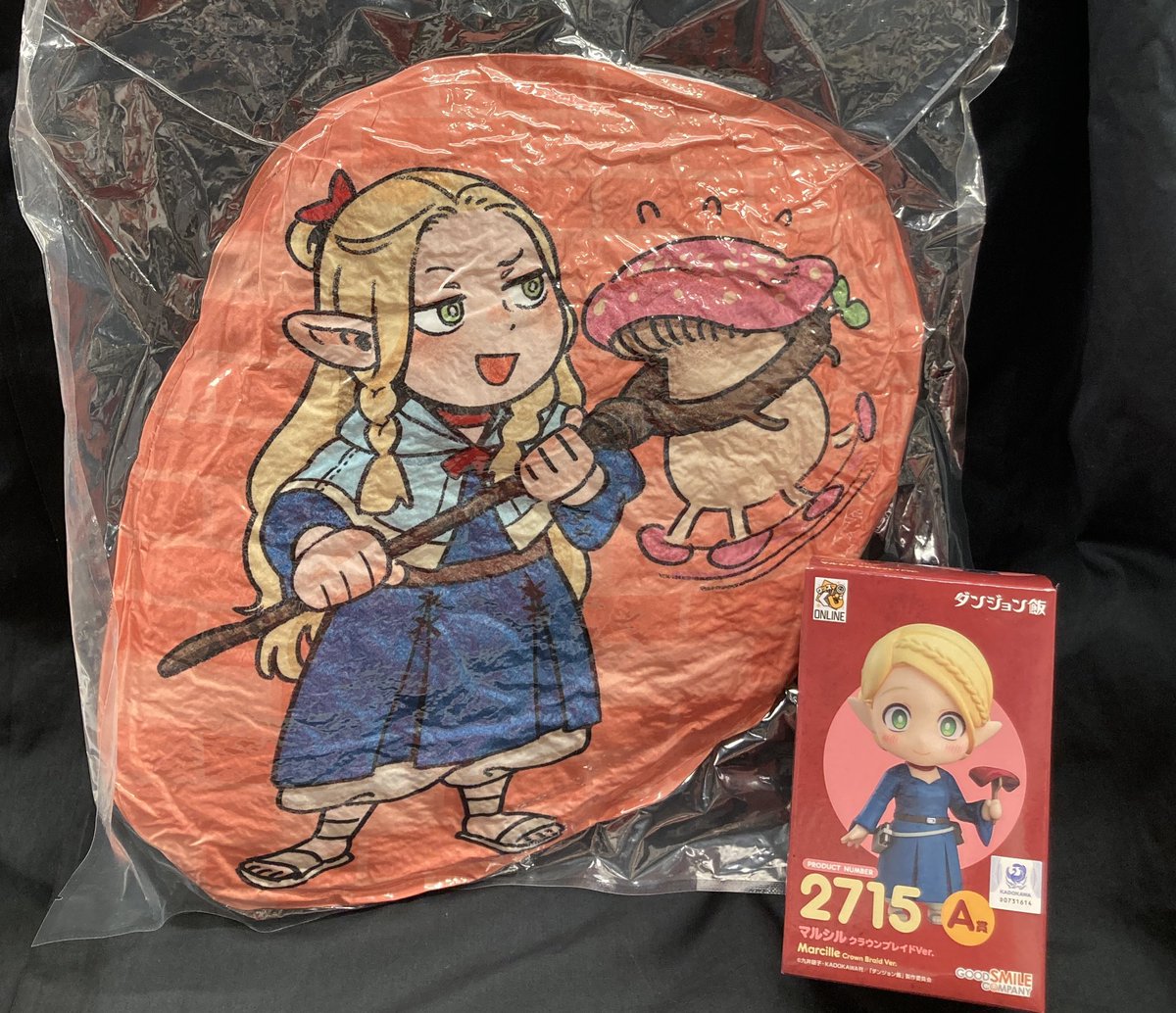 🍚ダンジョン飯🍖より 迷宮探索展 ダイカットクッション マルシル