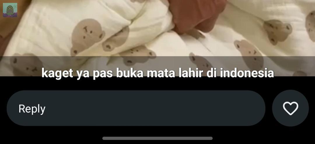 story wa temen sender 😭😭😭 baby join the club 💚