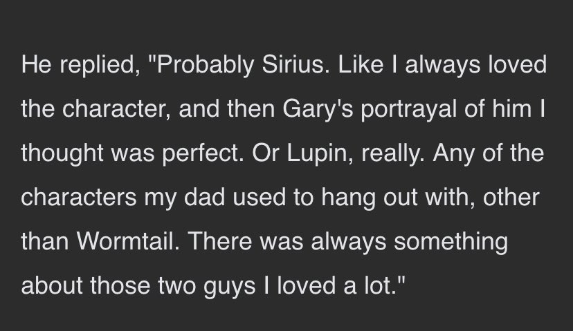 prngsflower's tweet photo. daniel radcliffe being a marauder fan 😘 he calling james his dad is so funny https://t.co/Bkk5nQp9xS